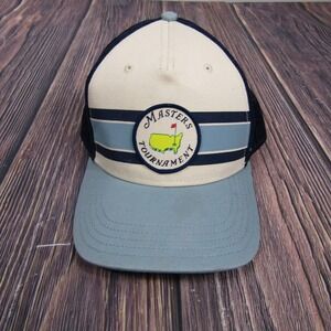 Masters Snap Back Trucker Hat Meshback Golf American Needle Adjustable